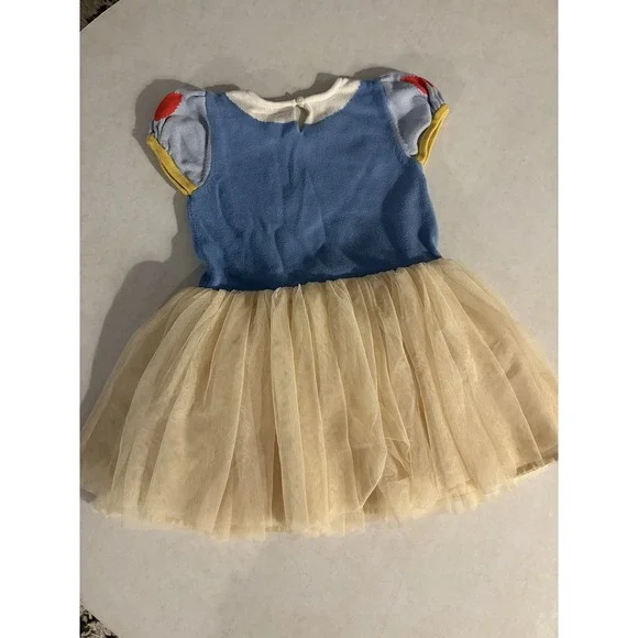 Baby Gap Disney Snow White Sweater Tulle Dress Blue Yellow Toddler 3T - Picture 4 of 4
